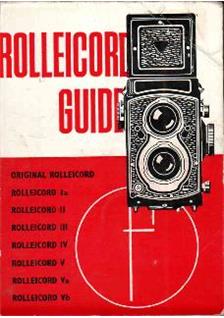 Rollei Rolleicord 5 manual. Camera Instructions.